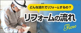 どんな流れでリフォームするの？　リフォームの流れ