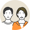 30代ご夫婦 イメージイラスト