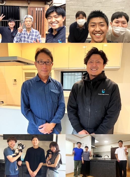 お客様とスタッフ 写真