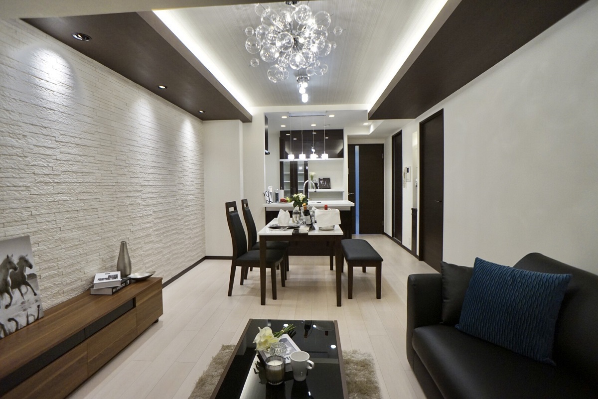 【折上げ天井から漏れる光のライン】スタイリッシュモダン邸宅 アイキャッチ 【折上げ天井から漏れる光のライン】スタイリッシュモダン邸宅 アイキャッチ