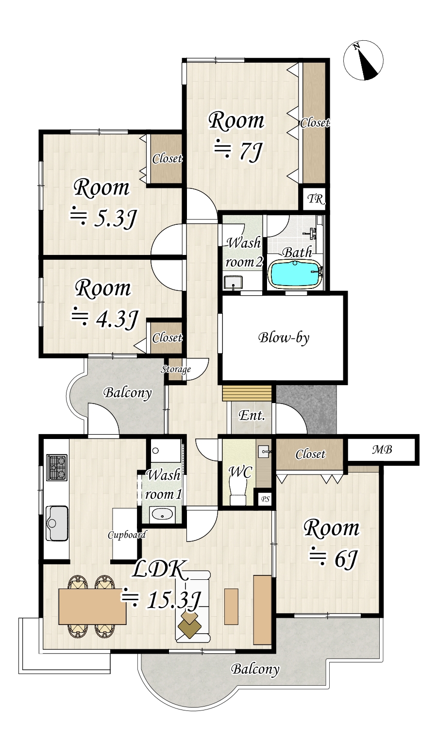 4LDKマンションリノベーション(奈良県奈良市) アイキャッチ