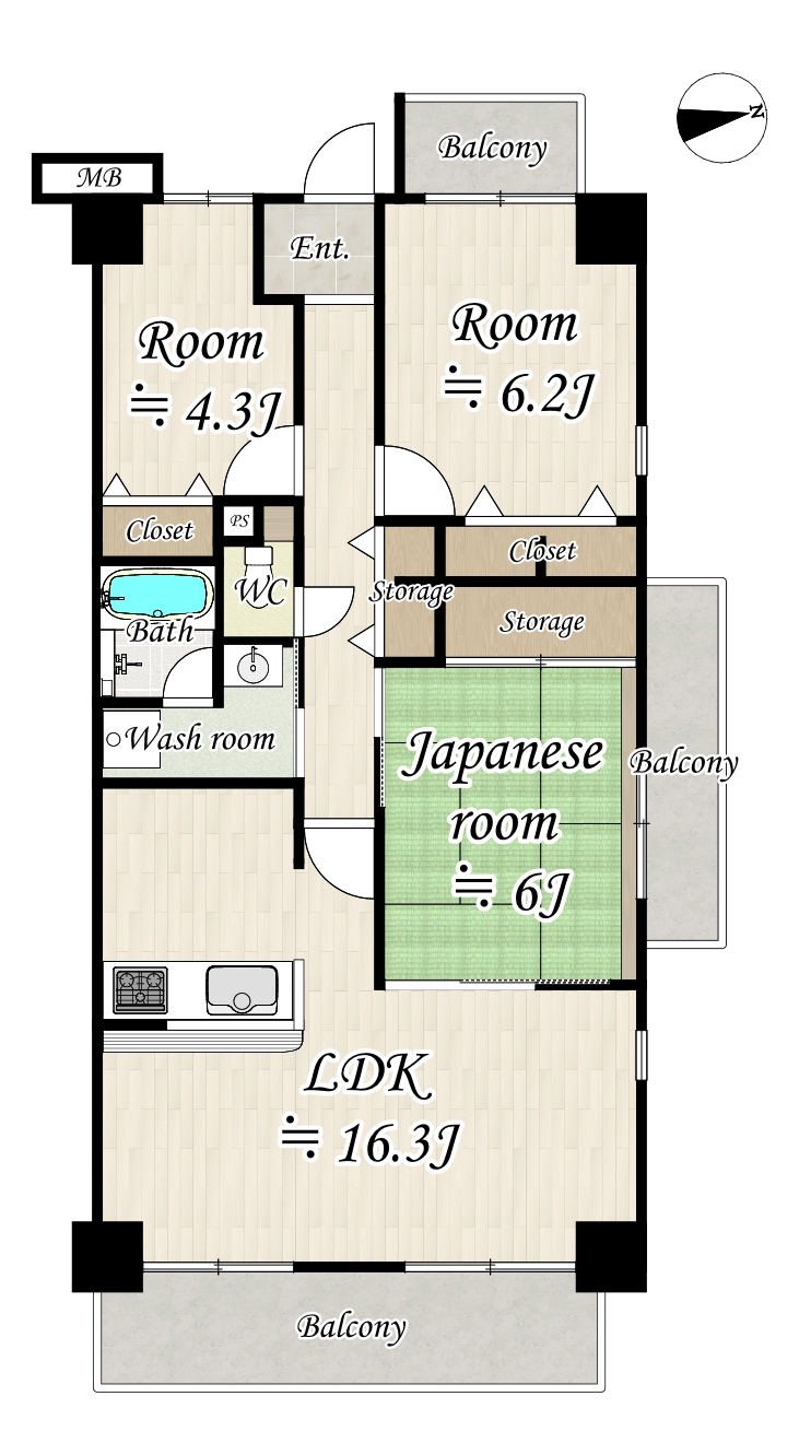 3LDKマンションリノベーション(枚方市田口山) アイキャッチ