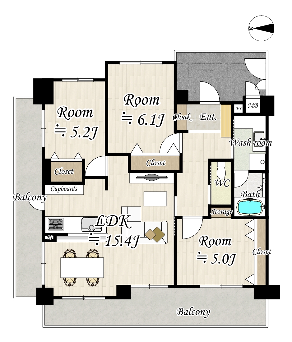 3LDKマンションリノベーション(枚方市藤阪北町) アイキャッチ