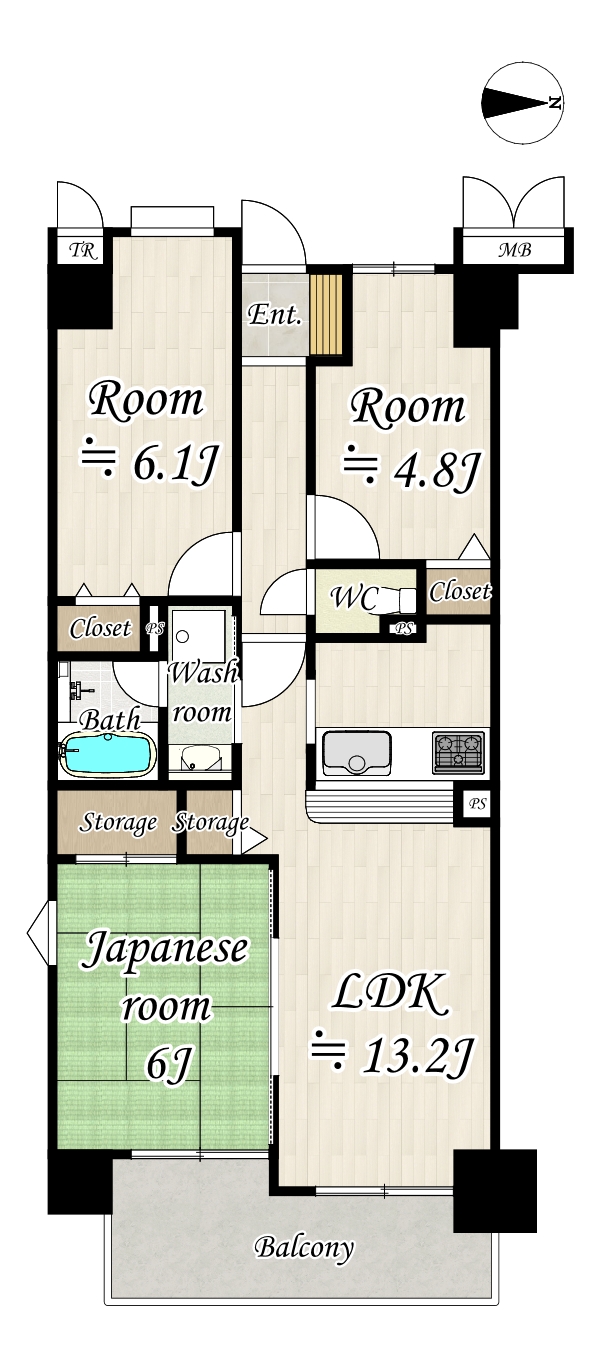 2SLDKマンションリノベーション(八尾市永畑町) アイキャッチ