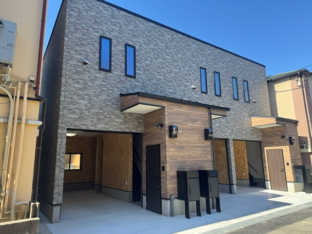 流行りのガレージハウス！大阪府寝屋川市にて新築請負事例です。 アイキャッチ
