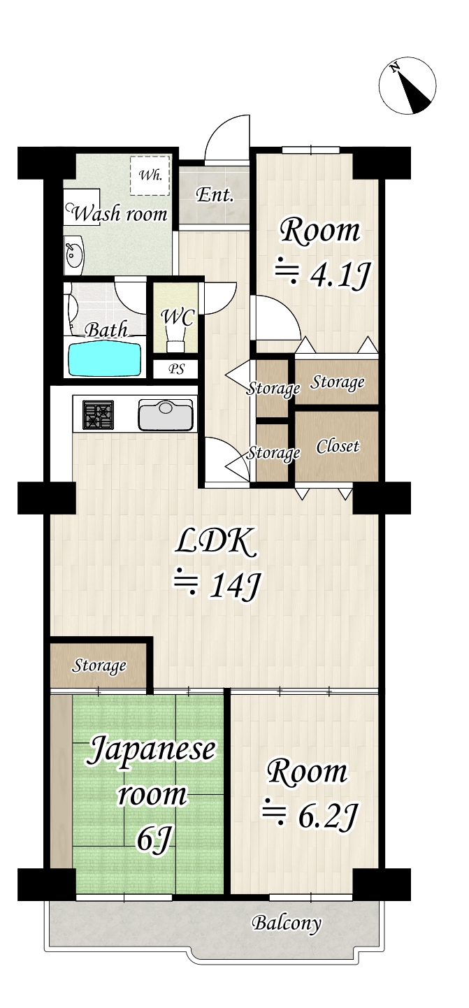 2SLDKマンションリノベーション(寝屋川市寝屋新町) アイキャッチ