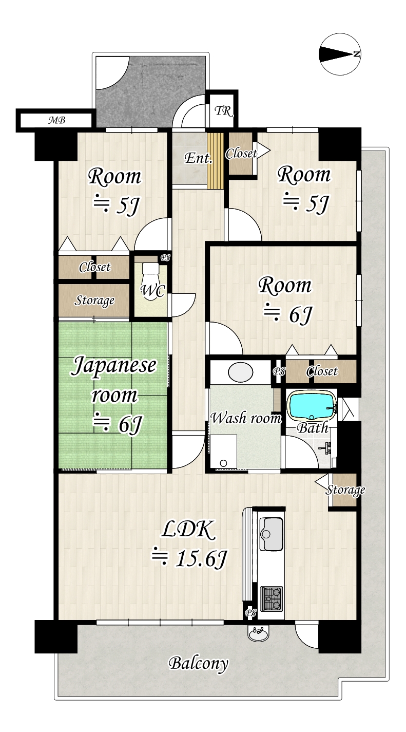 3SLDKマンションリノベーション(枚方市茄子作北町) アイキャッチ