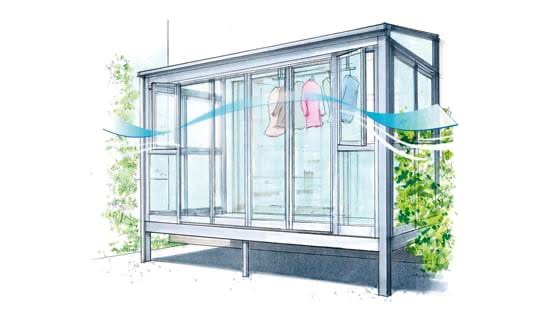 雨の日でも安心　LIXIL　「サニージュ」 アイキャッチ